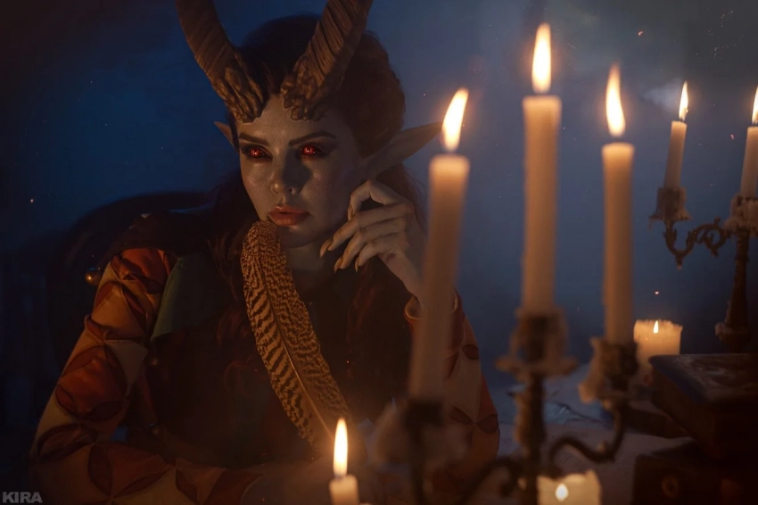 Косплеер продемонстрировала аутентичный образ Альфиры из Baldurʼs Gate III﻿